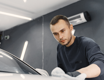 Professionelle Fahrzeugaufbereitung